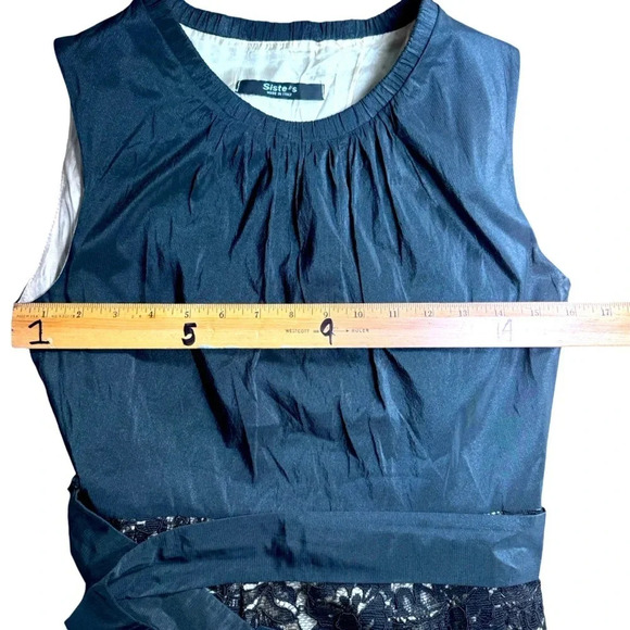 Siste”s Black Dress Size Small Made in Italy - Picture 8 of 10